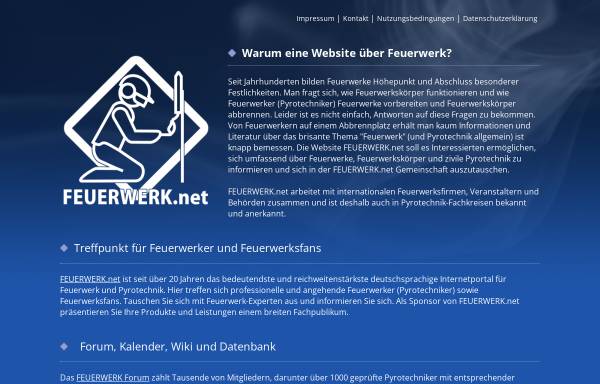 Vorschau von www.feuerwerk-homepage.de, Feuerwerk Net