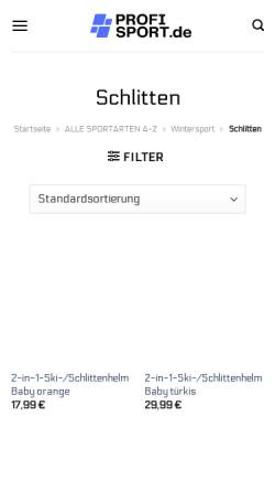 Vorschau der mobilen Webseite www.kufensport-thueringen.de, Thüringer Schlitten- und Bobsportverband e.V.